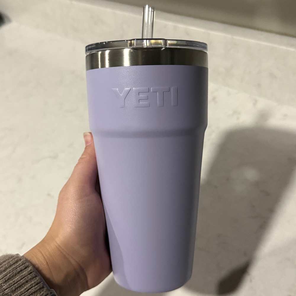 🪻Cosmic Lilac 26oz Stackable Mug with Straw Lid